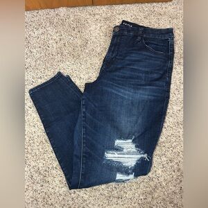 American Eagle Women’s  Distressed Blue Jeans